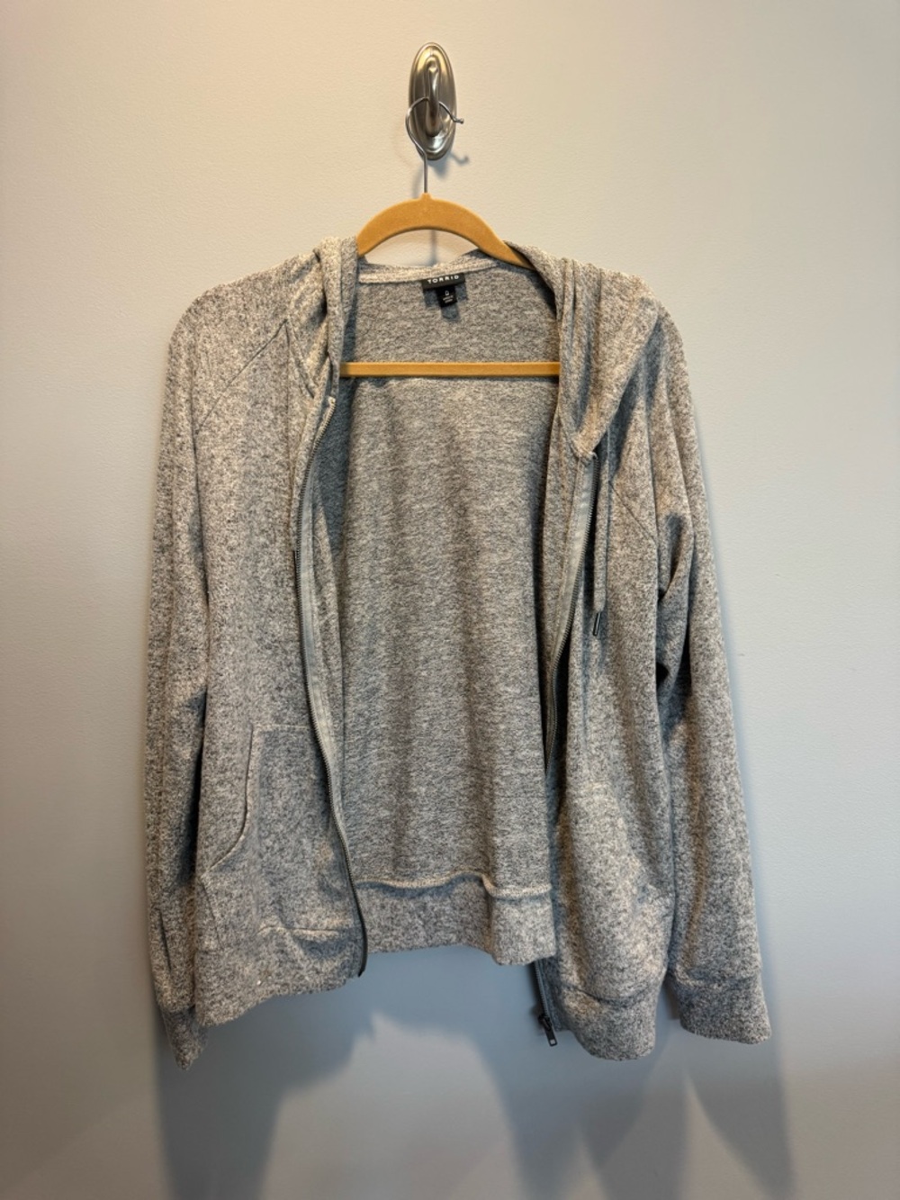 torrid Heather Gray Zip Hoodie